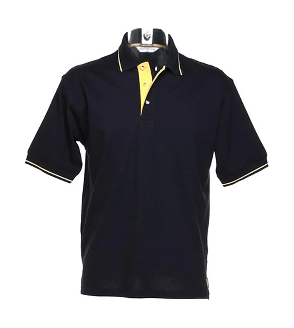 Heren Poloshirts Kustom KIt Contrast Tipped KK606 productfoto