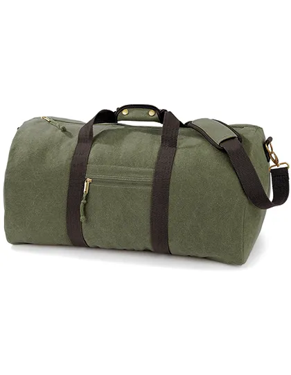 Reistas Holdall Desert Canvas Quadra QD613 in Vintage Military Green