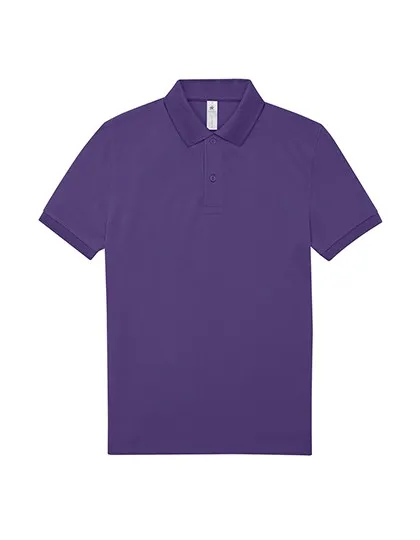 Heren Polo B&C PU424 in Heren Polo B&C PU424 Meta Lilac
