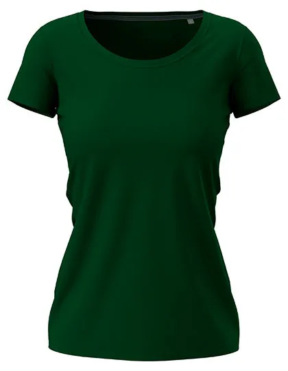 Dames T-shirt Strech Stedman Claire ST9700 in Dames T-shirt Strech Stedman Claire ST9700 - Bottle green