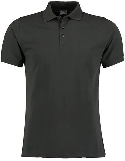 Heren Polo Slim Fit Kustom Kit KK413 in Heren Polo Slim Fit Kustom Kit KK413 graphite