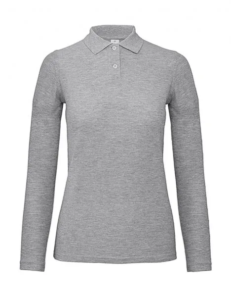 Dames Polo Lange Mouw B&C PWI13 productfoto