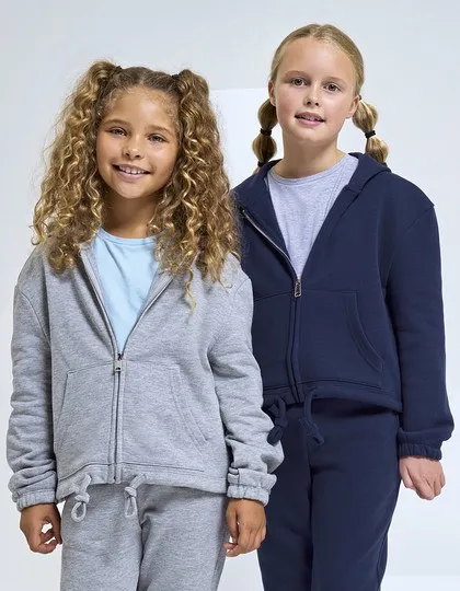 Kinder Hooded Tri Dri Recycled Cropped Oversize Full Zip TR61B