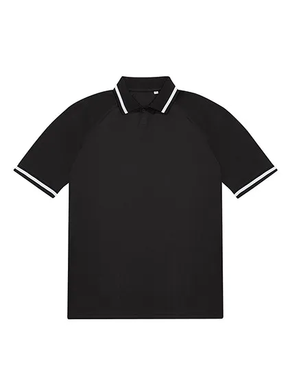 Heren Polo B&C Active PG001 in Zwart