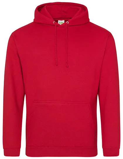 Heren Hoodie College AWDis JH001 in Heren Hoodie College AWDis JH001 Fire Red