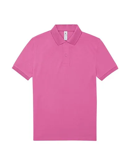 Heren Polo B&C PU424 in Heren Polo B&C PU424 Lotus Pink