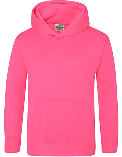 Kinder Hoodie Electric AWDis JH004J in Kinder Hoodie Electric AWDis JH004J Electric Pink