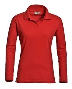 Dames polo lange mouw Santino Matt productfoto