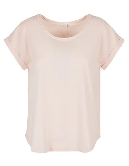 Dames T-shirt Build Your Brand BY036 in Pink