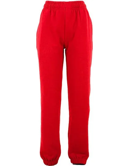 Dames Joggingbroek Build Your Brand Basic in Rood