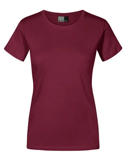 Dames T-shirt Premium-T Promodoro 3005 in Dames T-shirt Premium-T Promodoro 3005 - Burgundy