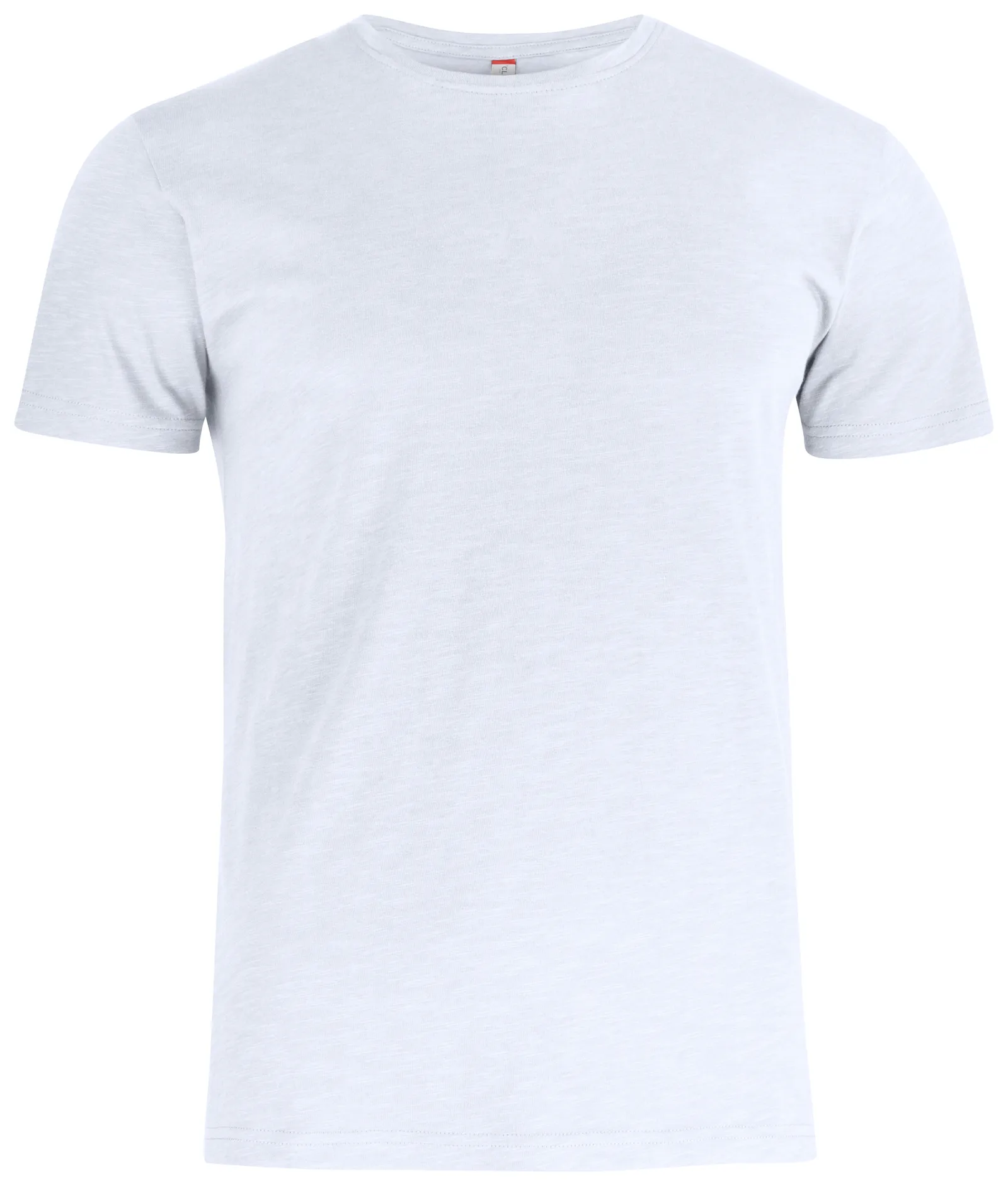 Heren T-shirt Clique Slub-T in wit
