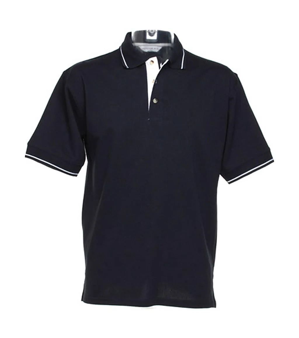 Heren Poloshirts Kustom KIt Contrast Tipped KK606 productfoto