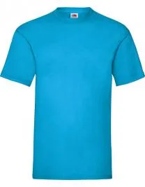 T-shirts Fruit of the Loom Value weight 61-036-0 in T-shirts Fruit of the Loom Value weight 61-036-0 - Azure Blue