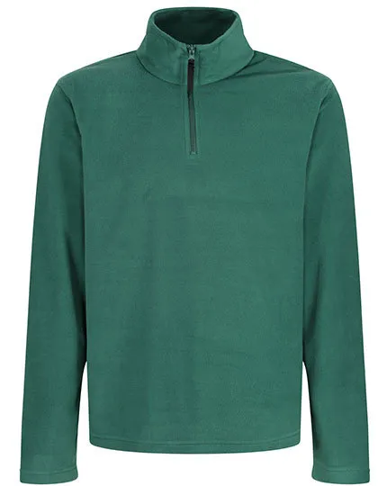 Heren Fleece Sweater Micro Regatta TRF549 in Heren Fleece Sweater Micro Regatta TRF549 Bottle Green