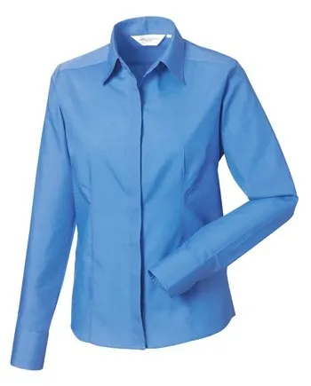 Dames blouse Poplin Russell 942F lange mouw productfoto