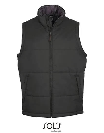 Heren Bodywarmer Sols 44002 in Heren Bodywarmer Sols 44002 Charcoal Grey