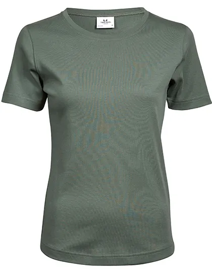 Dames T-shirt Tee Jays Interlock 580 in Dames T-shirt Tee Jays Interlock 580 - Leaf Green
