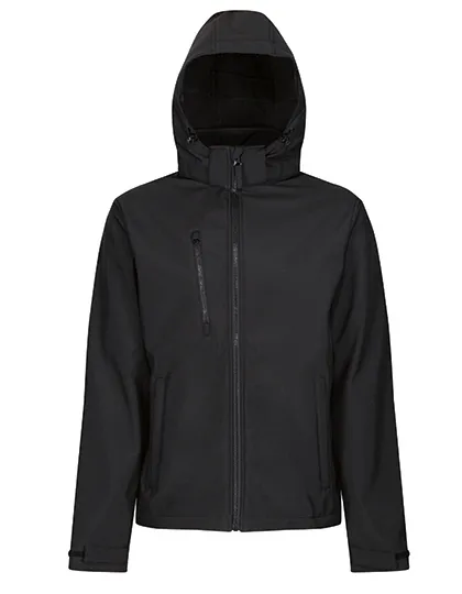 Heren Softshell Jas Regatta Venturer TRA701 in Heren Softshell Jas Regatta Venturer TRA701 Zwart