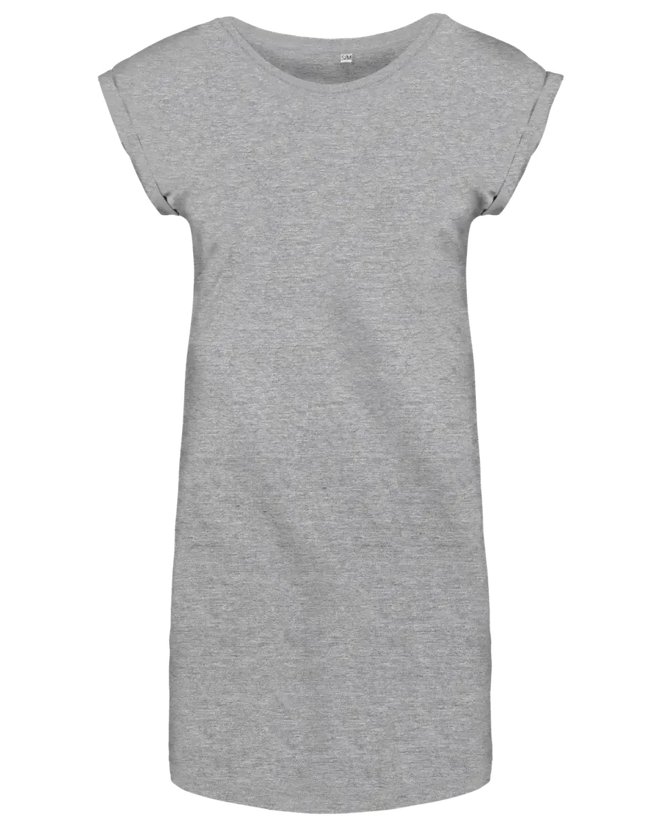 Dames T-shirt extra Lang Kariban K388 in Dames T-shirt extra Lang Kariban K388 - Light grey heather