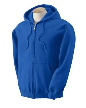 Hoodie Heavy Blend Adult Full Zip Gildan 18600 productfoto