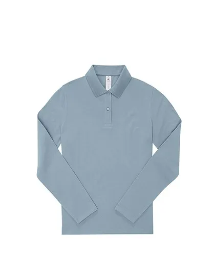 Dames polo B&C My Polo 210 Long Sleeve productfoto