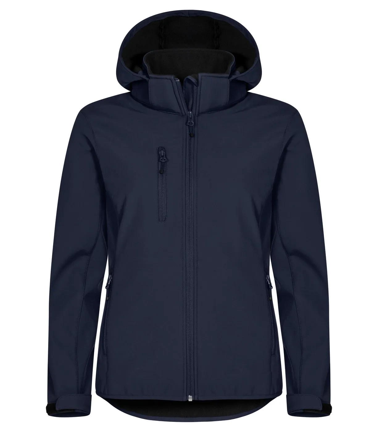 Dames hoodie Softshell Jas Clique Classic 0200917 in Dames hoodie Softshell Jas Clique Classic 0200917 Dark Navy