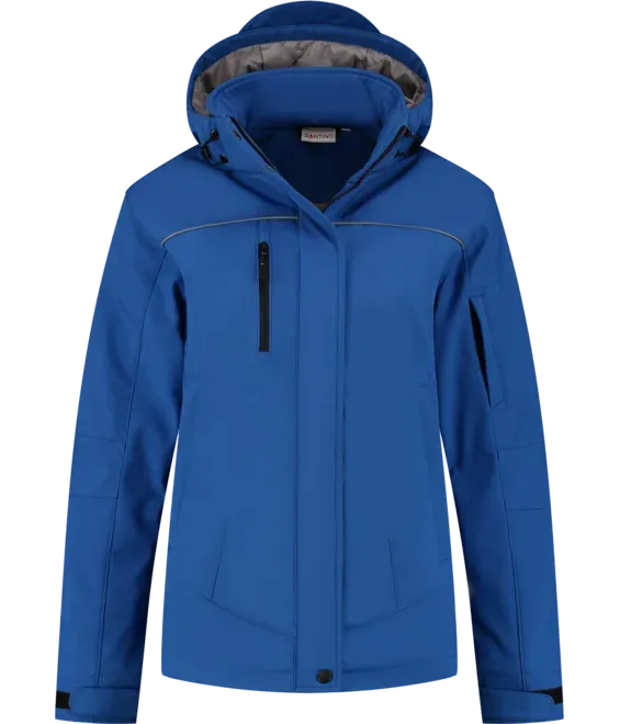 Dames Softshell Jas Santino STOCKHOLM in Dames Softshell Jas Santino STOCKHOLM Royal Blue