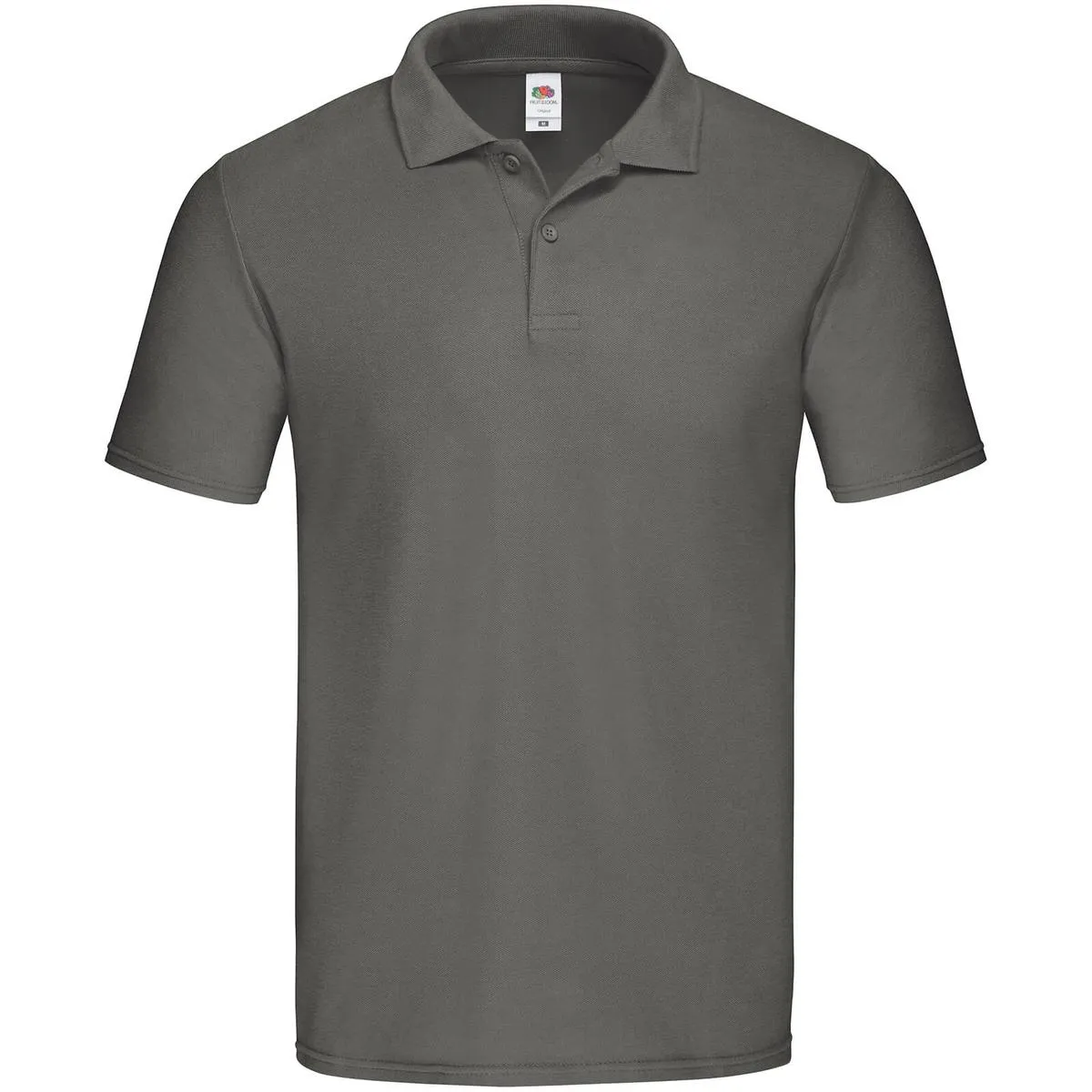 Heren Poloshirt Original Fruit of the Loom 63-050-0 in Heren Poloshirt Original Fruit of the Loom 63-050-0 light graphic