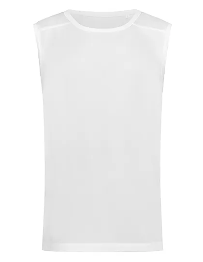 Heren Sport Tanktop Stedman ST8440 in Heren Sport Tanktop Stedman ST8440 Wit
