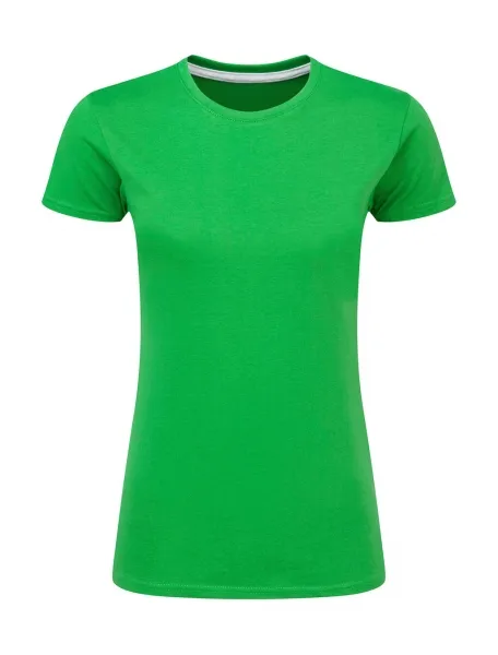 Dames T-shirt SG Perfect Print Tagless Tee SGTee F in Dames T-shirt SG Perfect Print Tagless Tee SGTee F - Kelly Green