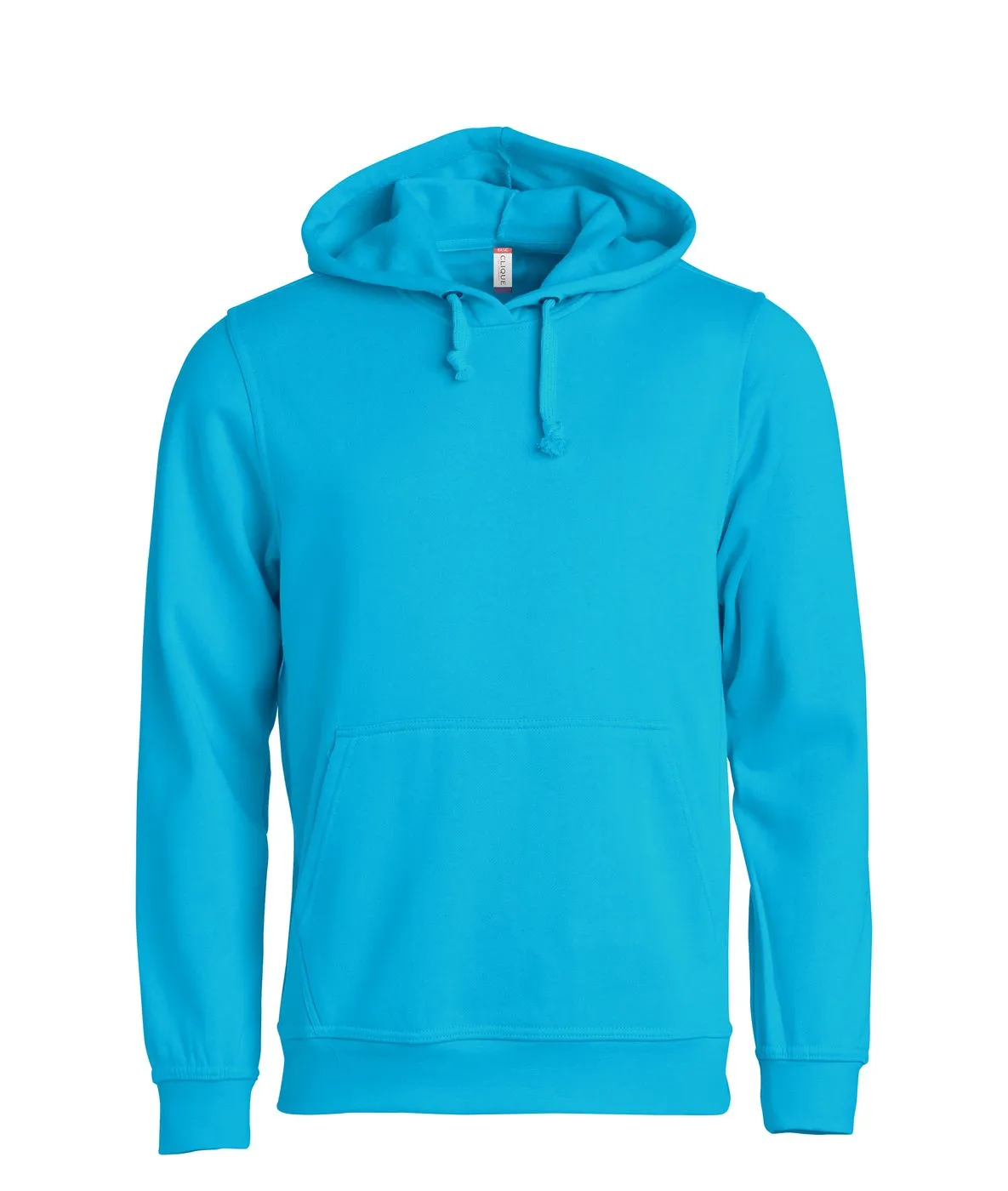 Heren Hoodie Basic Clique 021031 in Heren Hoodie Basic Clique 021031 - Turquoise