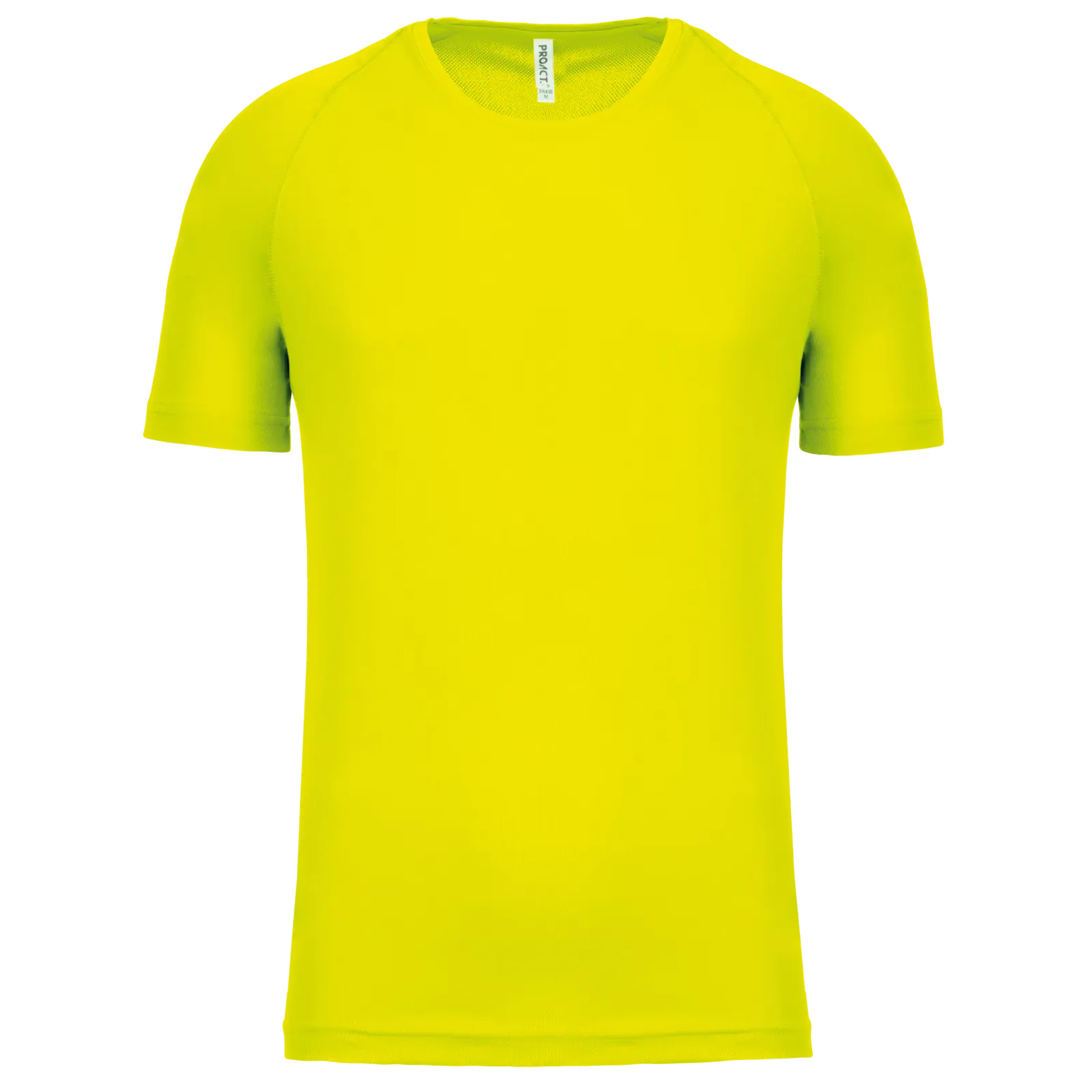 Heren Sportshirt Proact PA438 in Heren Sportshirt Proact PA438 - Fluor Yellow