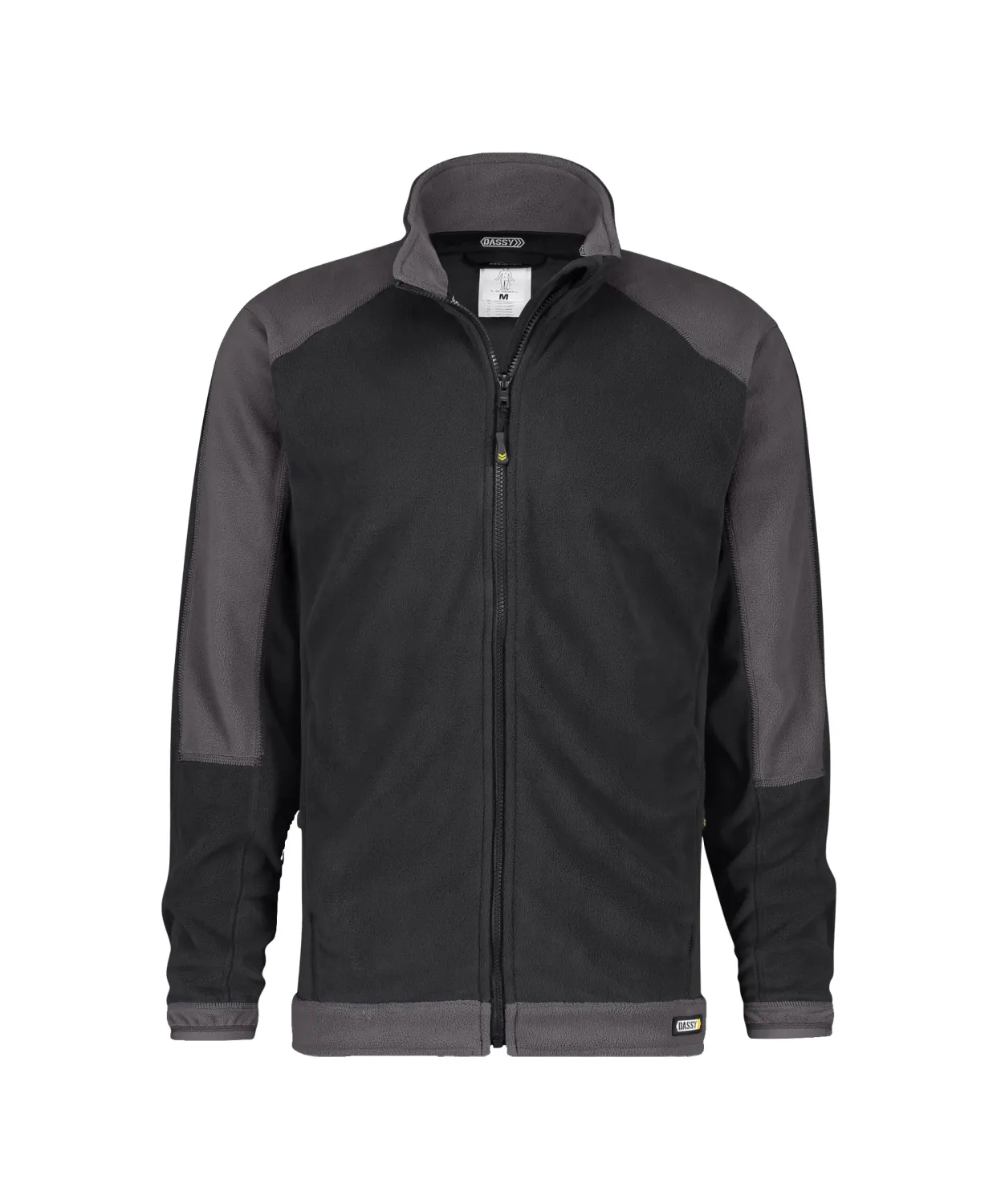 DASSY Fleece Vest Kazan in DASSY Fleece Vest Kazan ZWART-CEMENT GRIJS