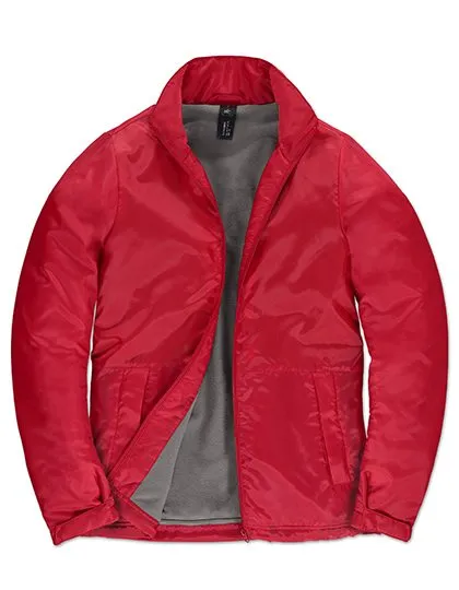 Dames Jas Multi-Active B&C JW826 in Dames Jas Multi-Active B&C JW826 rood