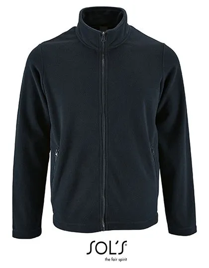 Heren Fleece Jas Sols Norman 02093 in Navy
