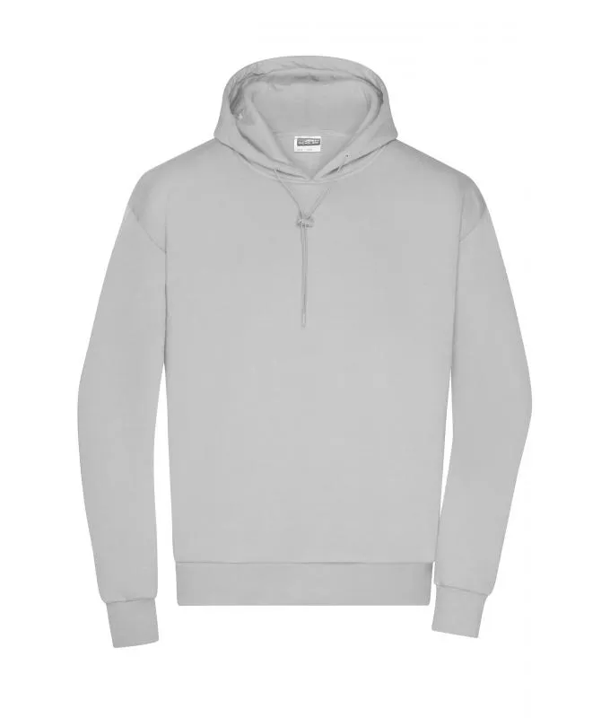 Heren Hooded Sweater Daiber Lounge 8034 in Heren Hooded Sweater Daiber Lounge JN8034 - Soft-Grey