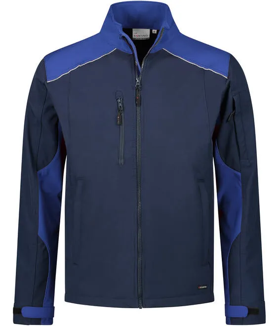 Heren Softshell Jas Santino Tour in Heren Softshell Jas Santino Tour real navy-royal blue