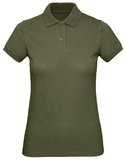 Dames Polo B&C Inspire PW440 in Dames Polo B&C Inspire PW440 - Urban Khaki