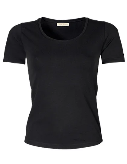 Dames T-shirt Tee Jays Stretch 450 in Dames T-shirt Tee Jays Stretch 450 - Black