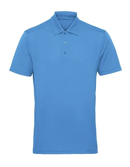 Heren Sport Polo TriDri Panelled scherpe prijzen in sapphire