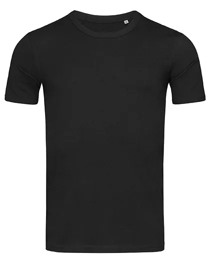 Heren T-shirt Stedman Morgan Crew Neck ST9020 in Heren T-shirt Stedman Morgan Crew Neck ST9020 - Black Opal