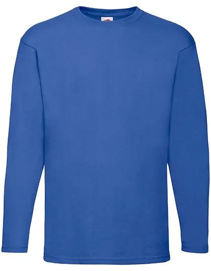 T-shirts lange mouw Fruit of the Loom 61-038-0 in T-shirts lange mouw Fruit of the Loom 61-038-0 - Royal Blue