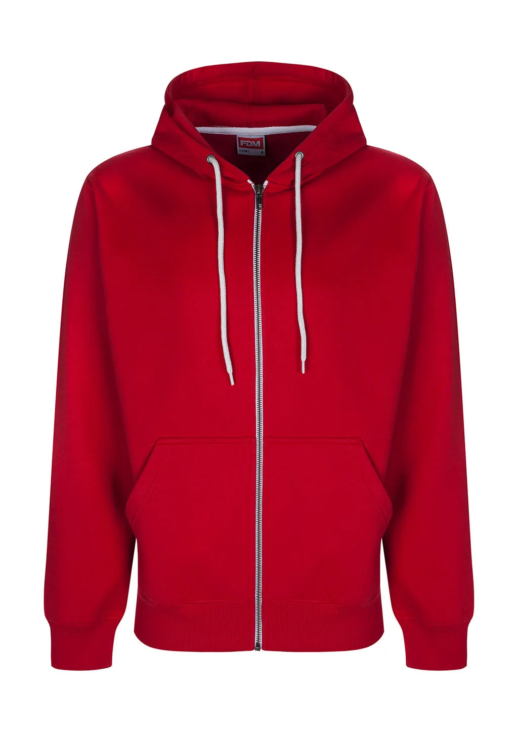 Hooded Trui met Rits FDM Team TZ001 productfoto