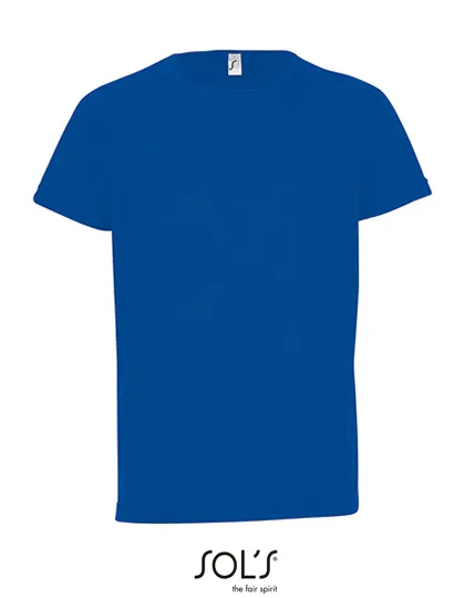 Kinder Sportshirt Raglan Sols 01166 in Kinder Sportshirt Raglan Sols 01166 - Royal Blue