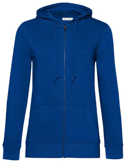 Organische Dames Hoodie met rits B&C Inspire Zipped WW36B in Organische Dames Hoodie met rits B&C Inspire Zipped WW36B - Royal