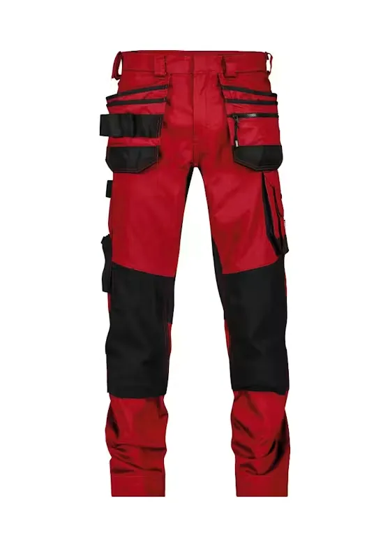 DASSY Werkbroek Flux Next in DASSY Werkbroek Flux Next ROOD-ZWART