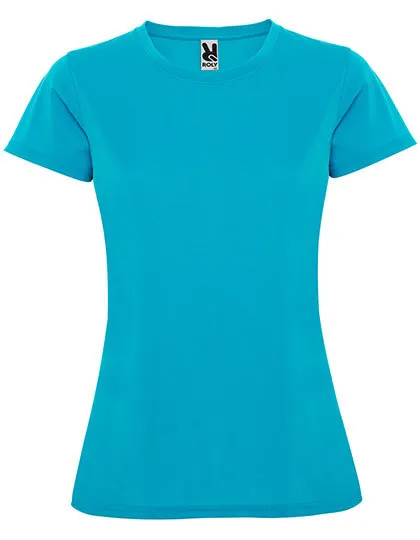 Dames Sportshirt Montecarlo Roly CA0423 in Dames Sportshirt Montecarlo Roly CA0423 - Turquoise