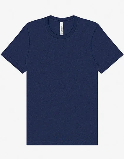 Heren T-shirt Bella Triblend Crew Neck 3413 in Navy Triblend