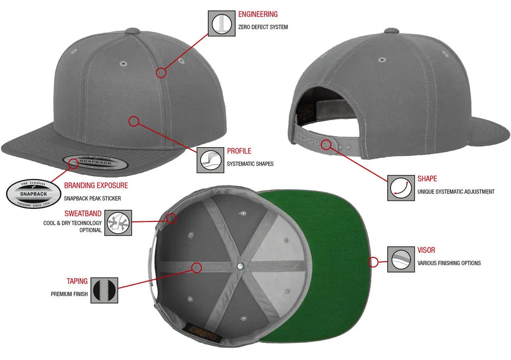 Caps Snapback Classic 2-Tone 6089MT productfoto